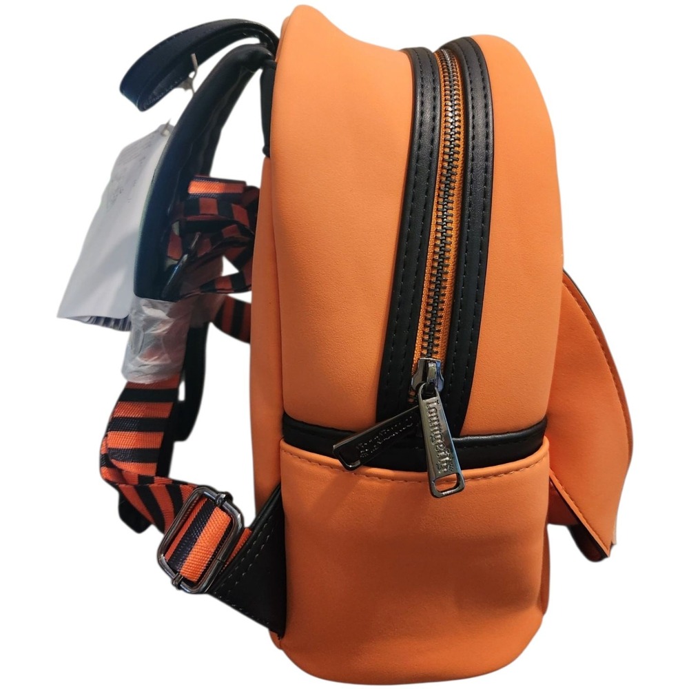 Loungefly Trick r Treat Sam Light Up Mini Backpack Orange Horror Movie Bag NEW - Picture 3 of 8